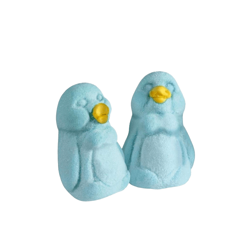 Marshmallow Bulgari Agostino - pinguini 3D azzurri