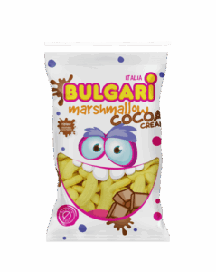 Marshmallow Bulgari Agostino - busta maxi con banane gialle ripiene di cioccolato