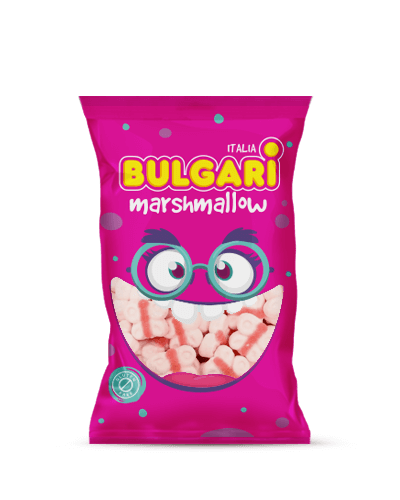 Marshmallow Bulgari Agostino - busta maxi con farfalle 3d rosa