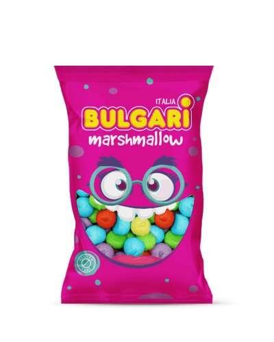 Marshmallow Bulgari Agostino - busta maxi con mezze palle 3D