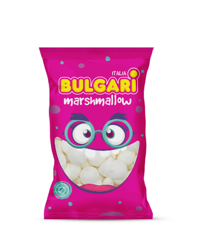 Marshmallow Bulgari Agostino - busta maxi con mezze palle 3D bianco