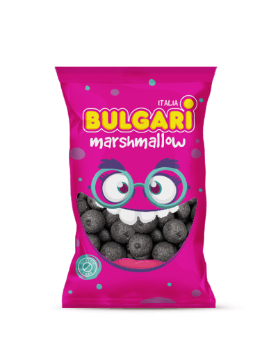 Marshmallow Bulgari Agostino - busta maxi con mezze palle 3D nero