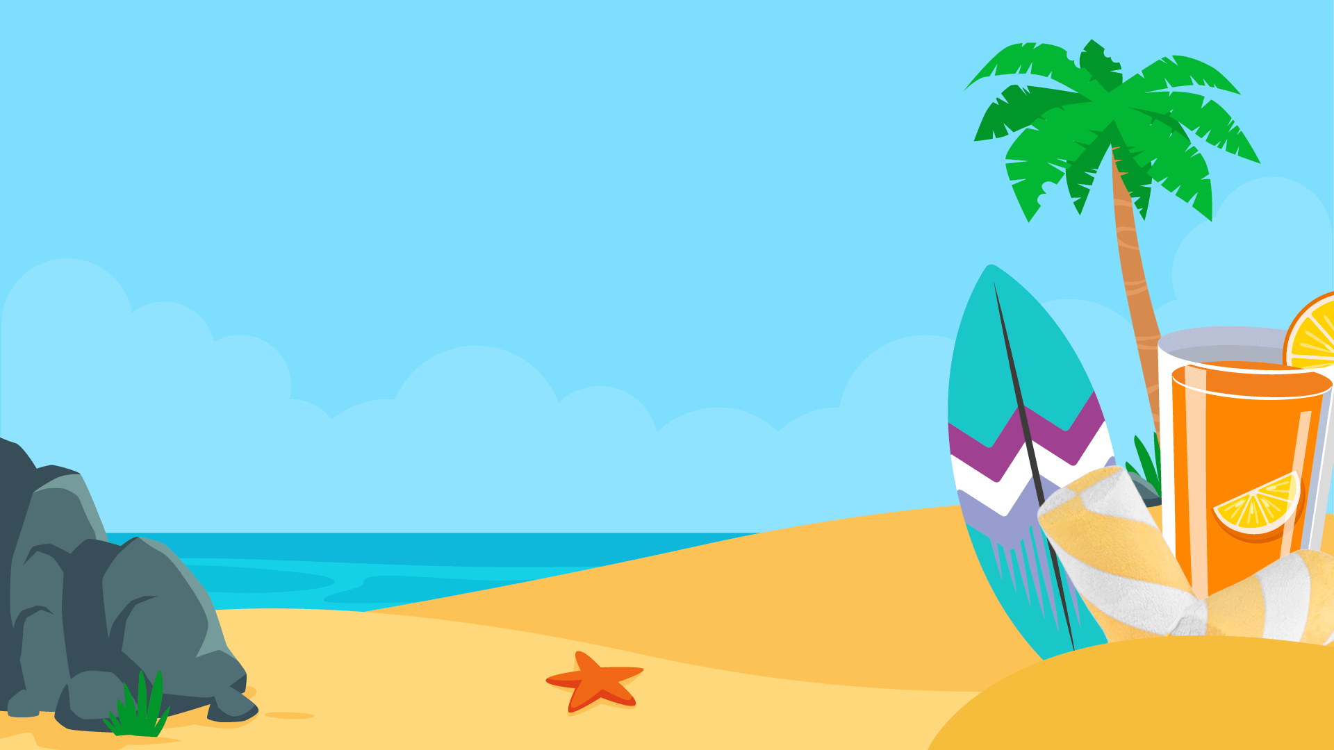 Marshmallow Bulgari Agostino - panorama di una spiaggia con marshmallow