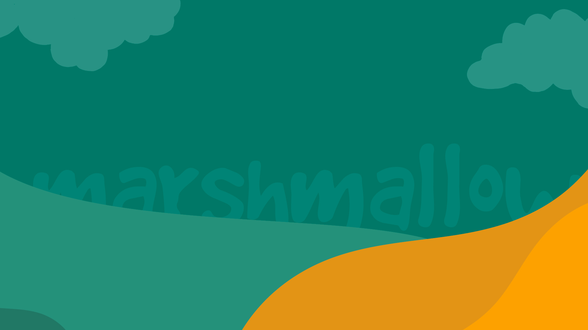 Grafica illustrata marshmallow