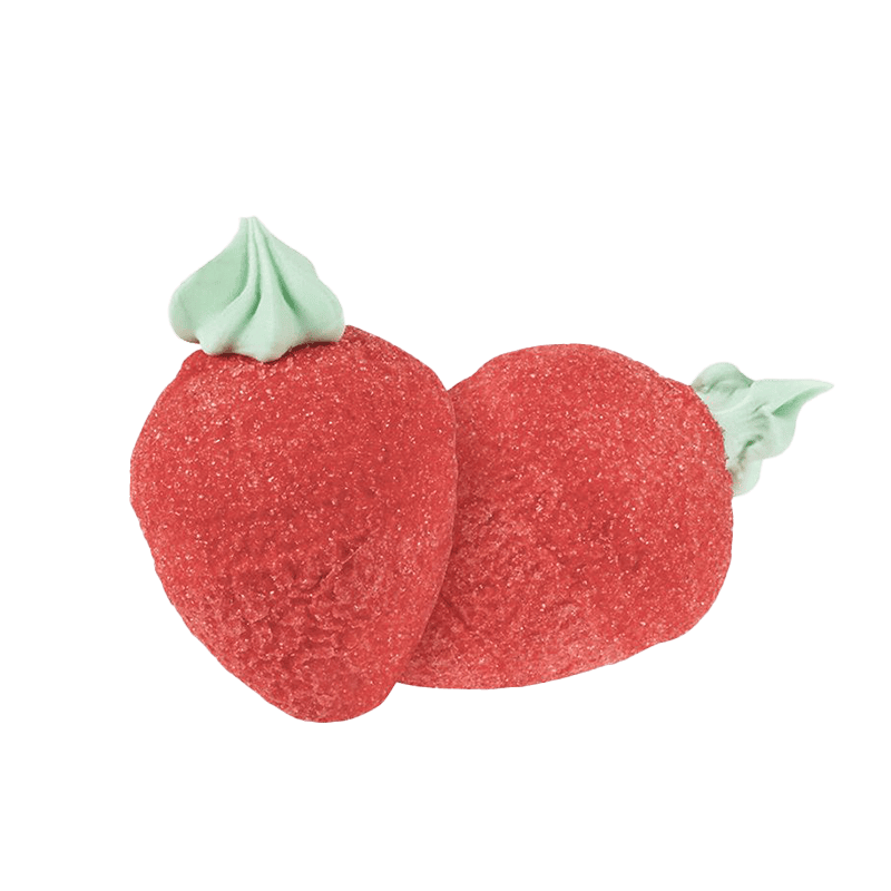 Marshmallow fragola con foglia - Bulgari Agostino