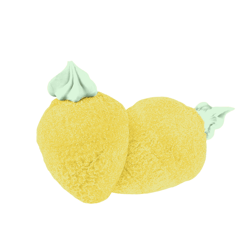 Marshmallow Limone con foglia - Bulgari Agostino