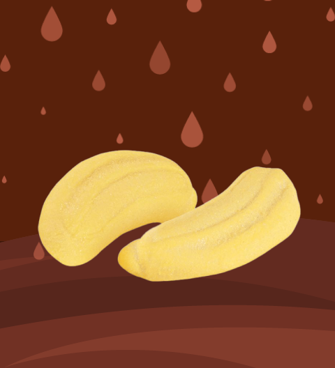 Marshmallow babane 3D ripiena di cacao - Bulgari Agostino